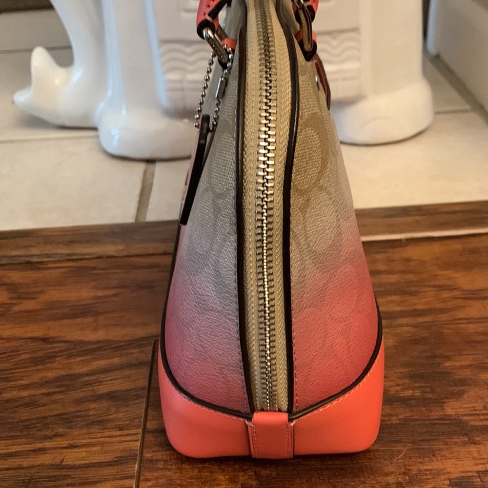 Coach Mini Sierra Satchel in Ombre Signature Canvas - Picture 5 of 13